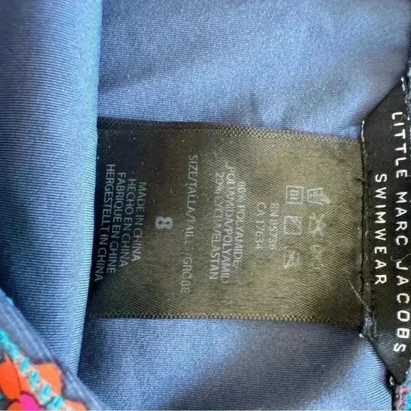 Little Marc Jacobs Swimwear Floral Binki Size 8 - Picture 3 of 3